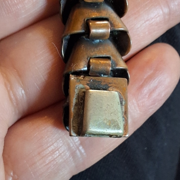 Rare Vintage Frank Rebajes Copper Necklace and Bracelet Set - Picture 9 of 15